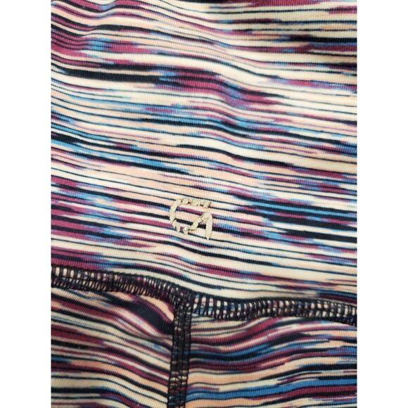 Women's Gap Fit Colorful Striped Athletic Cropped Leggings | Size Small - Picture 7 of 9
